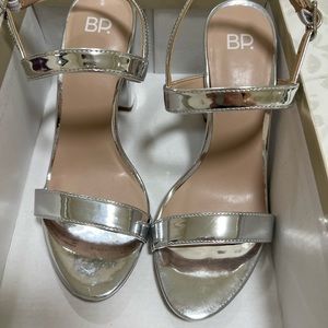 BP sandals silver, Brand New with box